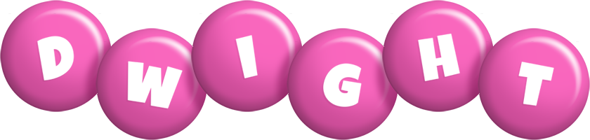 Dwight candy-pink logo