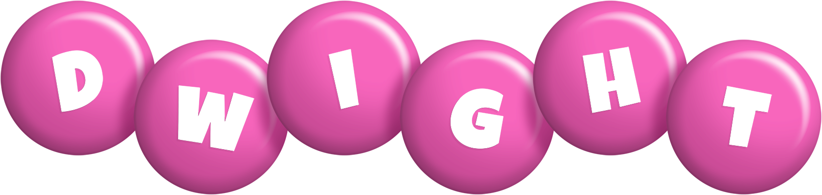 Dwight candy-pink logo