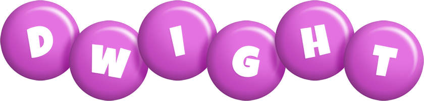 Dwight candy-purple logo