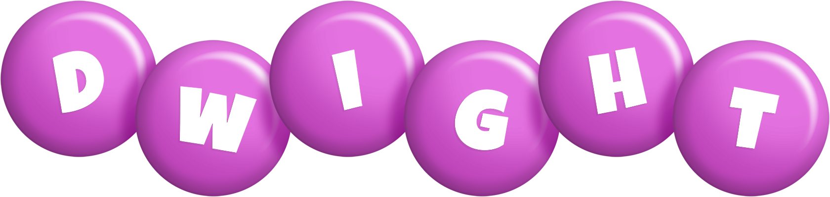 Dwight candy-purple logo