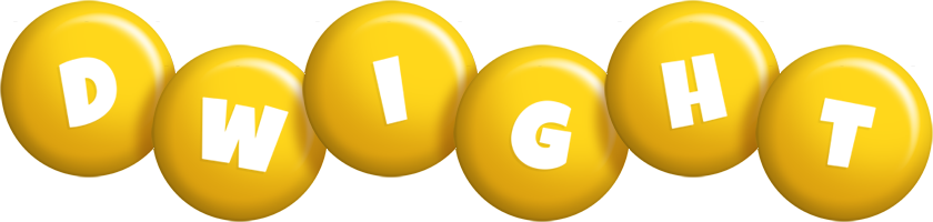 Dwight candy-yellow logo