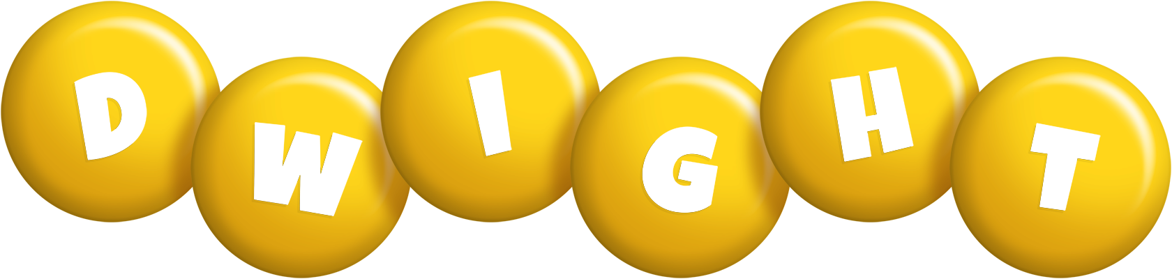Dwight candy-yellow logo