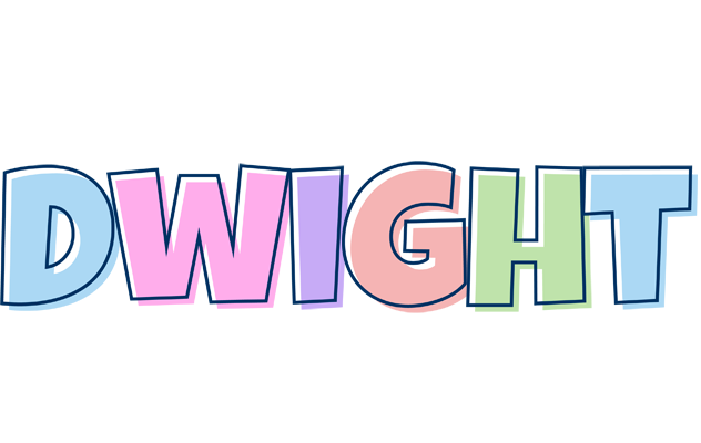 Dwight pastel logo