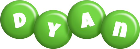 Dyan candy-green logo