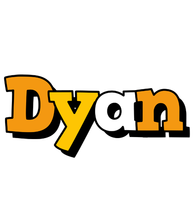 Dyan cartoon logo