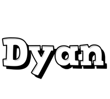 Dyan snowing logo