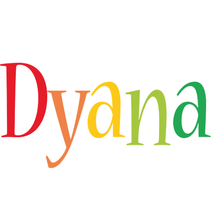 Dyana birthday logo