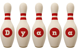 Dyana bowling-pin logo