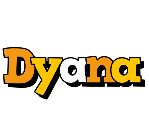 Dyana cartoon logo