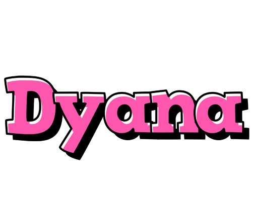 Dyana girlish logo