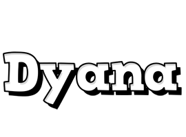 Dyana snowing logo