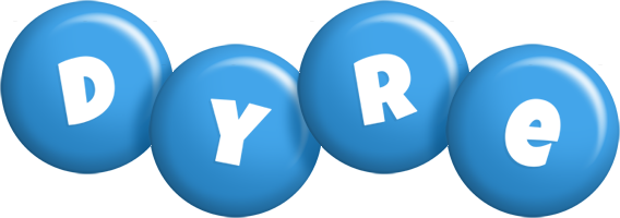 Dyre candy-blue logo