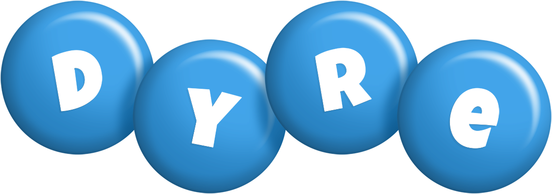 Dyre candy-blue logo