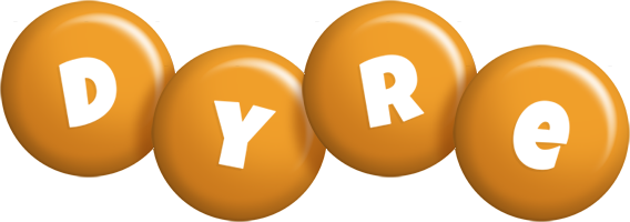 Dyre candy-orange logo