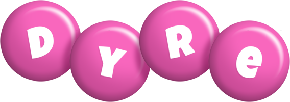 Dyre candy-pink logo