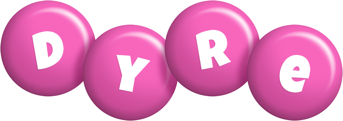 Dyre candy-pink logo