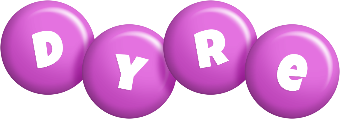 Dyre candy-purple logo