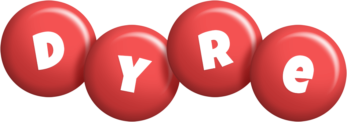 Dyre candy-red logo