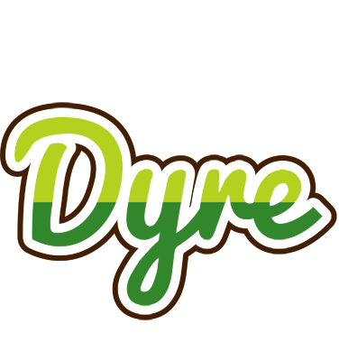 Dyre golfing logo