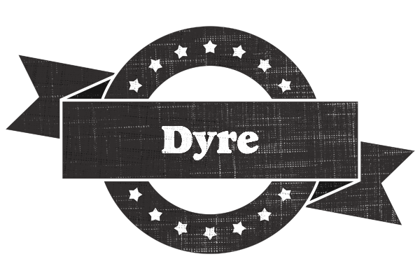 Dyre grunge logo