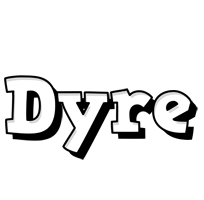 Dyre snowing logo