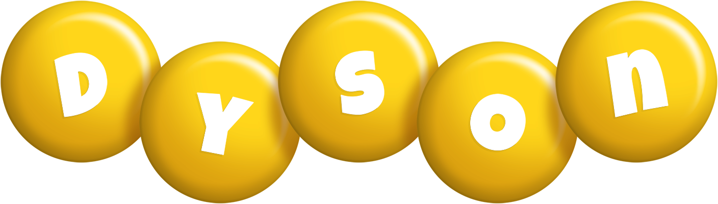 Dyson candy-yellow logo