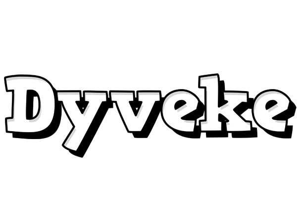 Dyveke snowing logo