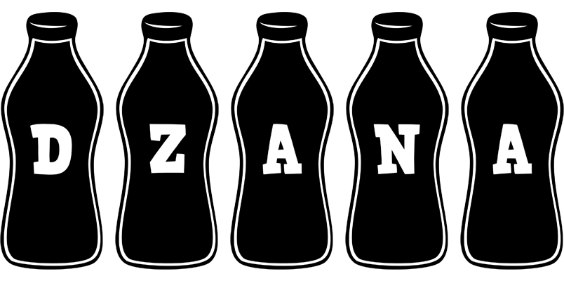 Dzana bottle logo