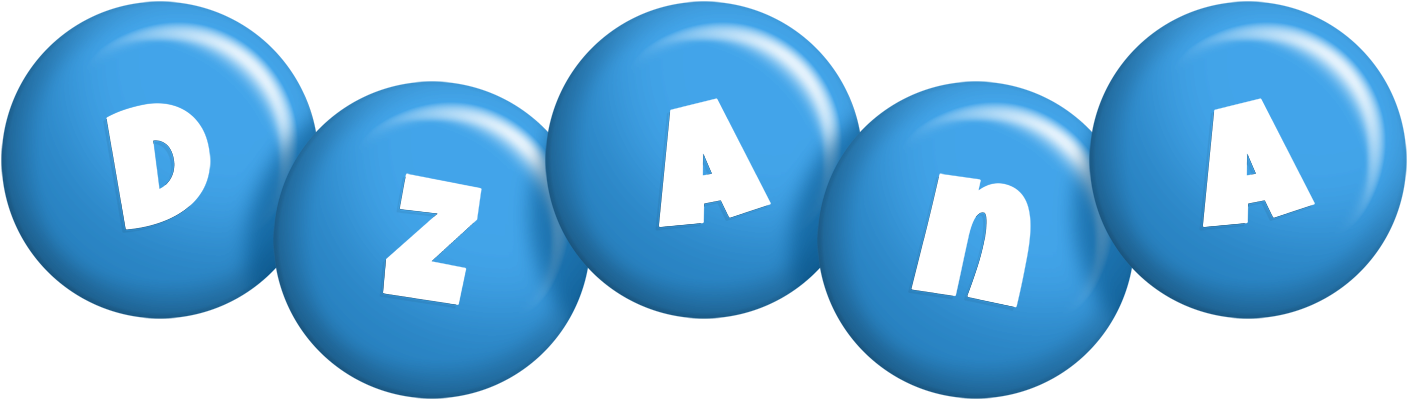 Dzana candy-blue logo