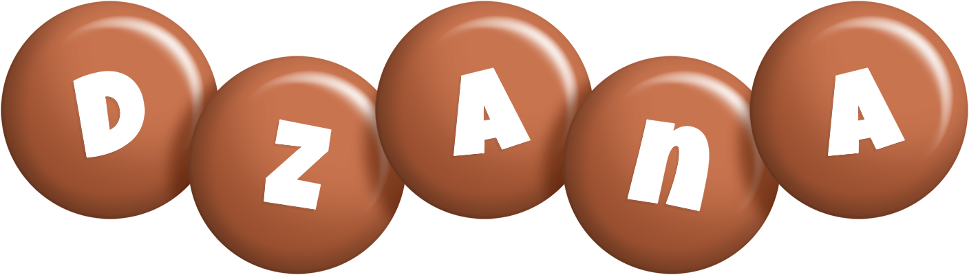 Dzana candy-brown logo