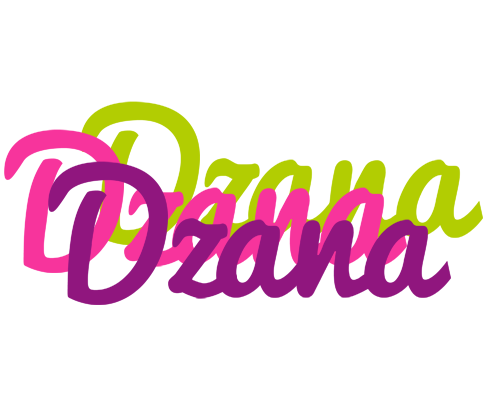 Dzana flowers logo