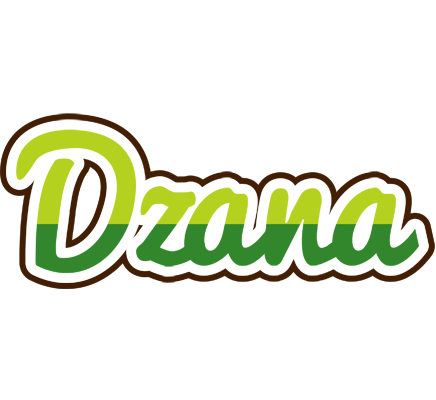 Dzana golfing logo