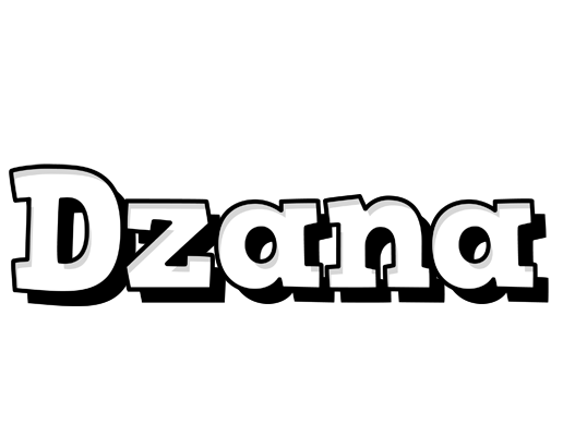 Dzana snowing logo