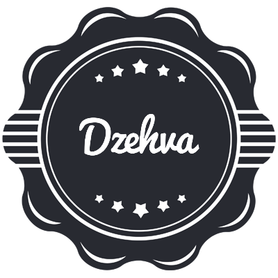 Dzehva badge logo