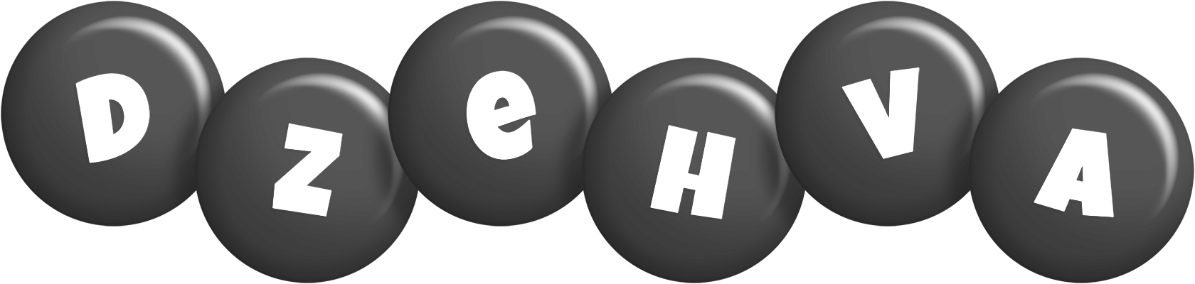 Dzehva candy-black logo