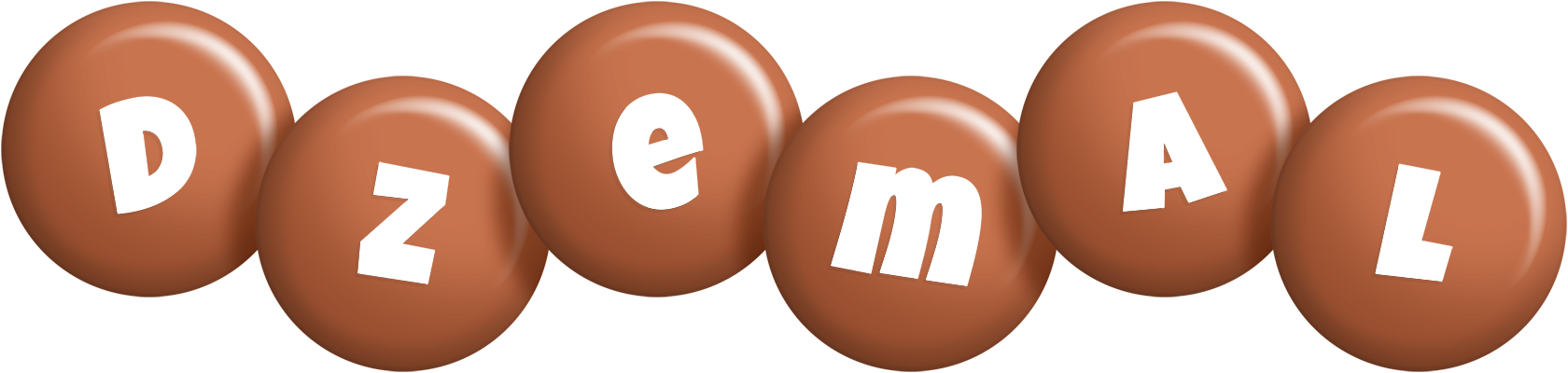 Dzemal candy-brown logo