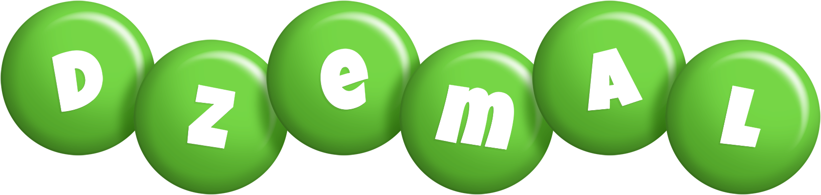 Dzemal candy-green logo