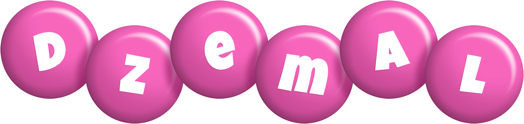 Dzemal candy-pink logo