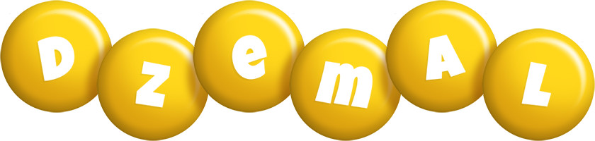 Dzemal candy-yellow logo