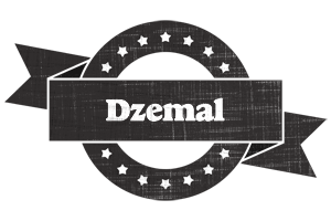 Dzemal grunge logo