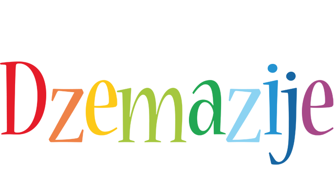 Dzemazije birthday logo