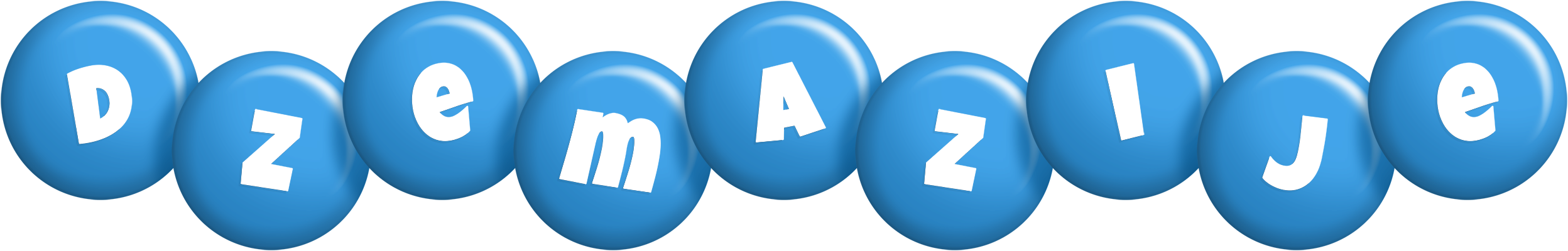 Dzemazije candy-blue logo