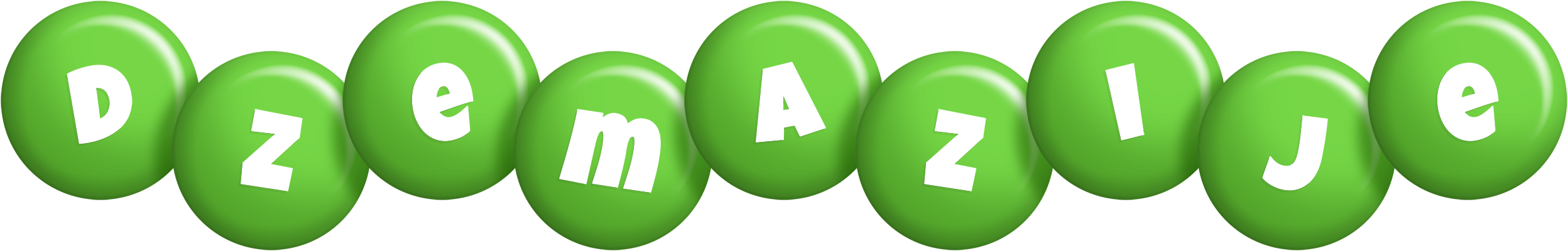 Dzemazije candy-green logo