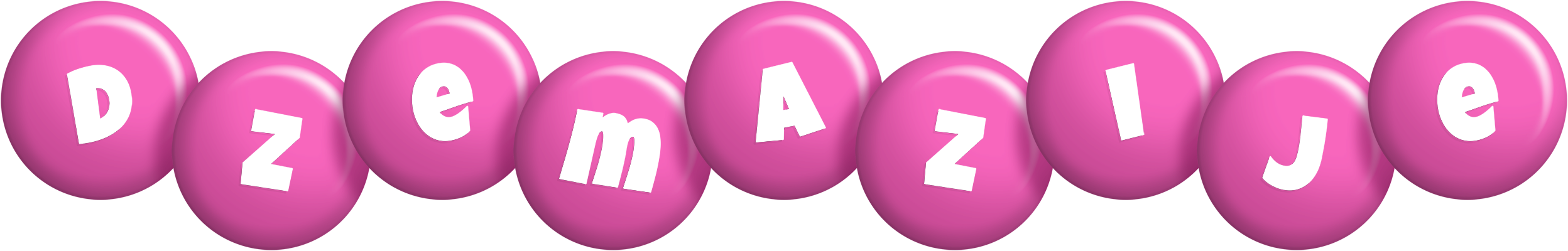 Dzemazije candy-pink logo