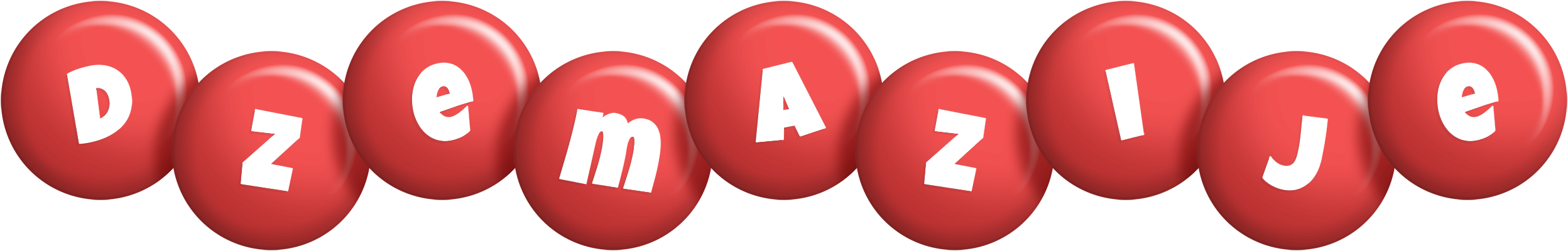 Dzemazije candy-red logo