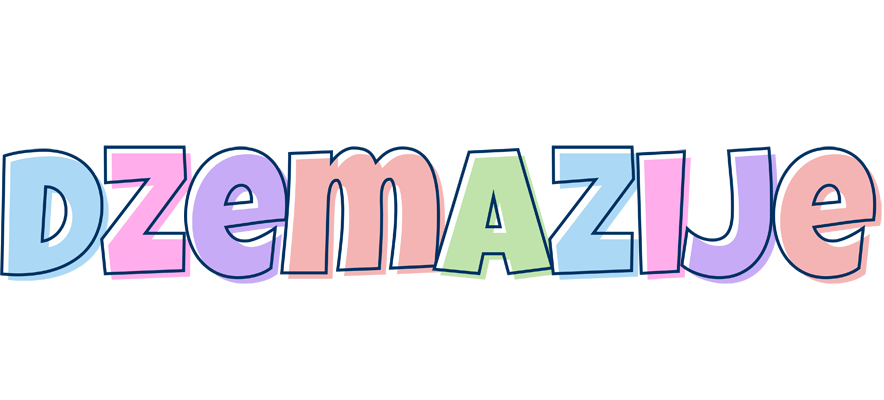Dzemazije pastel logo