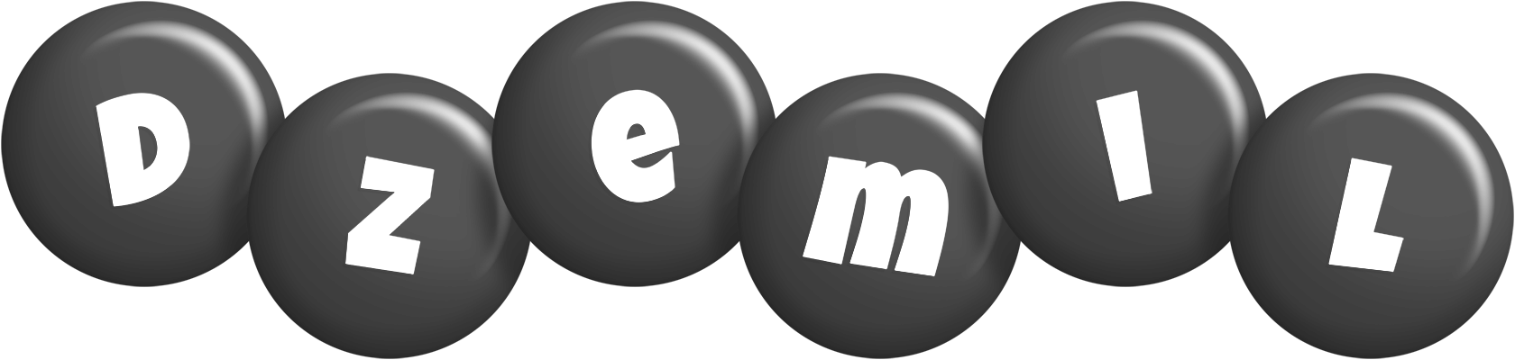 Dzemil candy-black logo
