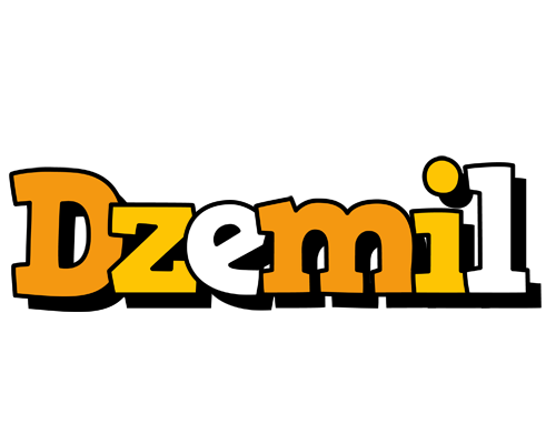 Dzemil cartoon logo