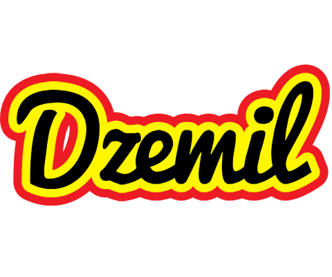 Dzemil flaming logo