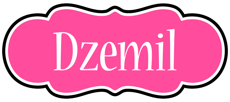 Dzemil invitation logo